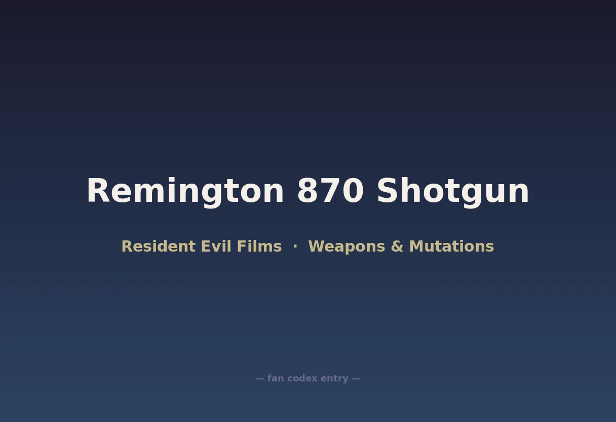 Remington 870 Shotgun