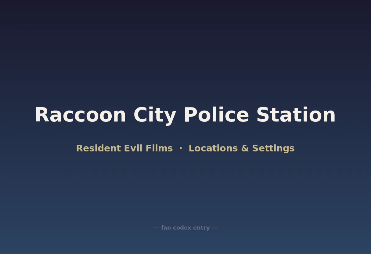 Raccoon City Police Station