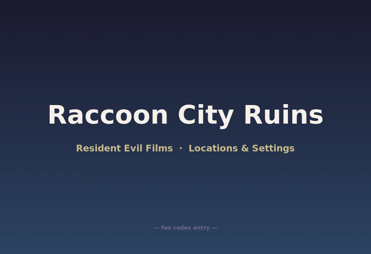 Raccoon City Ruins